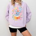 Books Lovers Kids Women Men It's A Good Day To Read A Book Comfort Colors Sweatshirt Crimson