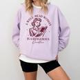 Books A Well-Read Woman Is A Dangerous Creature Women Premium Tri-Blend Comfort Colors Sweatshirt Crimson Books A Well-Read Woman Is A Dangerous Creature Women Premium Tri-Blend Comfort Colors Sweatshirt Crimson