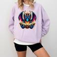 Bookworm Dragon Reading Book Lover Comfort Colors Sweatshirt Crimson