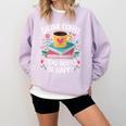 Bookworm Tees Drink Coffee Read Books Be Happy Comfort Colors Sweatshirt Crimson