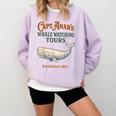 Captain Ahab’s Whale Watching Tours – Moby Book Parody Comfort Colors Sweatshirt Crimson Captain Ahab’s Whale Watching Tours – Moby Book Parody Comfort Colors Sweatshirt Crimson
