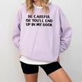 Be Careful Or You’Ll End Up In My Book Comfort Colors Sweatshirt Crimson Be Careful Or You’Ll End Up In My Book Comfort Colors Sweatshirt Crimson