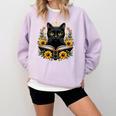 Cat For Women Book Lover Cute Cat And Book Comfort Colors Sweatshirt Crimson Cat For Women Book Lover Cute Cat And Book Comfort Colors Sweatshirt Crimson