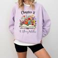 Chapter 11 Years Old 11th Birthday Wildflower Book Lover Comfort Colors Sweatshirt Crimson Chapter 11 Years Old 11th Birthday Wildflower Book Lover Comfort Colors Sweatshirt Crimson