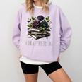 Chapter 16 16th Birthday Girls Book Lovers Gothic Flowers Comfort Colors Sweatshirt Crimson Chapter 16 16th Birthday Girls Book Lovers Gothic Flowers Comfort Colors Sweatshirt Crimson