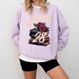Chapter 28 28th Birthday Women Book Lovers Its My Birthday Comfort Colors Sweatshirt Crimson