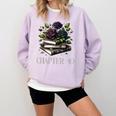 Chapter 40 40th Birthday Women Book Lovers Dark Romance Comfort Colors Sweatshirt Crimson