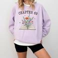 Chapter 69 Book Lovers & Readers 69th Birthday Wildflowers Comfort Colors Sweatshirt Crimson Chapter 69 Book Lovers & Readers 69th Birthday Wildflowers Comfort Colors Sweatshirt Crimson