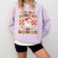 Christmas Smut Book On The Naughty List For Reading Smut Comfort Colors Sweatshirt Crimson