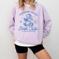 Christmas Snowman Frosted Tales Book Club Comfort Colors Sweatshirt Crimson
