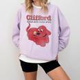 Clifford The Big Red Dog Clifford And Emily Book Cover Comfort Colors Sweatshirt Crimson Clifford The Big Red Dog Clifford And Emily Book Cover Comfort Colors Sweatshirt Crimson