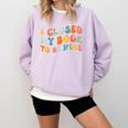 I Closed My Book To Be Here Book Lovers Library Reading Comfort Colors Sweatshirt Crimson