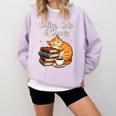 Coffee Cats & Books Lover For Women & Girls Coffee Comfort Colors Sweatshirt Crimson Coffee Cats & Books Lover For Women & Girls Coffee Comfort Colors Sweatshirt Crimson