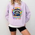 Color Our World 2026 Reading Book Comfort Colors Sweatshirt Crimson