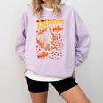 Comic Book Superhero Fall Season Leaf Blower Comfort Colors Sweatshirt Crimson