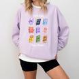 Cool Kids Read Books Apparel Comfort Colors Sweatshirt Crimson