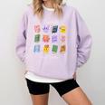 Cool Kids Read Books School Librarian Reading Teacher Comfort Colors Sweatshirt Crimson