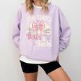 Coquette 100 Days Of Bows Books Reading 100th Day Of School Comfort Colors Sweatshirt Crimson Coquette 100 Days Of Bows Books Reading 100th Day Of School Comfort Colors Sweatshirt Crimson