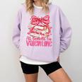 Coquette Bow All Booked For Valentines Teacher Book Comfort Colors Sweatshirt Crimson Coquette Bow All Booked For Valentines Teacher Book Comfort Colors Sweatshirt Crimson