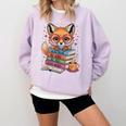 Cute Fox Read More Be Kind Stay Weird Reader Geek Book Lover Comfort Colors Sweatshirt Crimson Cute Fox Read More Be Kind Stay Weird Reader Geek Book Lover Comfort Colors Sweatshirt Crimson