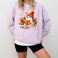 Cute Ghost Reading Book Lovers Halloween Pumpkin Women Girls Comfort Colors Sweatshirt Crimson Cute Ghost Reading Book Lovers Halloween Pumpkin Women Girls Comfort Colors Sweatshirt Crimson