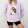 Cute Ghost Reading Book Spooky Season Halloween Costume Kids Comfort Colors Sweatshirt Crimson Cute Ghost Reading Book Spooky Season Halloween Costume Kids Comfort Colors Sweatshirt Crimson