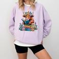 Cute Highland Cow Reading Book Baby Cow Bookworm Comfort Colors Sweatshirt Crimson Cute Highland Cow Reading Book Baby Cow Bookworm Comfort Colors Sweatshirt Crimson
