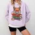 Cute Nerdy Fox Read Books Be Kind Stay Weird Book Club Premium Tri-Blend Comfort Colors Sweatshirt Crimson Cute Nerdy Fox Read Books Be Kind Stay Weird Book Club Premium Tri-Blend Comfort Colors Sweatshirt Crimson