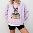 Cute Reading Bunny With Glasses Books Bookworm Reader Book Premium Tri-Blend Comfort Colors Sweatshirt Crimson Cute Reading Bunny With Glasses Books Bookworm Reader Book Premium Tri-Blend Comfort Colors Sweatshirt Crimson