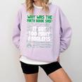 Dad Joke Why Was The Math Book Sad Pun Dad Jokes Comfort Colors Sweatshirt Crimson