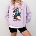 Dark Romance Romantasy Easily Distracted By Dragons & Books Comfort Colors Sweatshirt Crimson