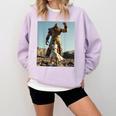 David And Goliath Bible Book Of Samuel King David Comfort Colors Sweatshirt Crimson