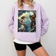 David And Goliath Bible Book Of Samuel King David Comic Comfort Colors Sweatshirt Crimson