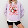 We Didn't Even Kiss Hockey Romance Book Comfort Colors Sweatshirt Crimson
