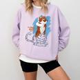 Disney Ink And Paint Shere Khan From The Jungle Book 1967 Comfort Colors Sweatshirt Crimson