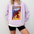 Disney Pixar The Incredibles Omnidroid Comic Book Cover Comfort Colors Sweatshirt Crimson
