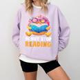 Donut Stop Reading Cute Book Reader Bookworm Donut Day Comfort Colors Sweatshirt Crimson Donut Stop Reading Cute Book Reader Bookworm Donut Day Comfort Colors Sweatshirt Crimson
