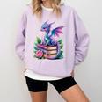 Dragon Book Fantasy Reading Comfort Colors Sweatshirt Crimson Dragon Book Fantasy Reading Comfort Colors Sweatshirt Crimson