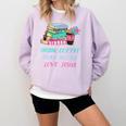 Drink Coffee Read Books Love Jesus Christian Religious God Comfort Colors Sweatshirt Crimson