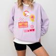 Dungeon Crawler Carl Colorful Sticker Collage LitRPG Book Comfort Colors Sweatshirt Crimson Dungeon Crawler Carl Colorful Sticker Collage LitRPG Book Comfort Colors Sweatshirt Crimson