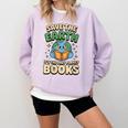Earth Day Save Earth It´s Only Planet With Books Reader Comfort Colors Sweatshirt Crimson Earth Day Save Earth It´s Only Planet With Books Reader Comfort Colors Sweatshirt Crimson