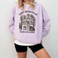Easily Distracted By Plants Cats & Books Planting Gardening Comfort Colors Sweatshirt Crimson Easily Distracted By Plants Cats & Books Planting Gardening Comfort Colors Sweatshirt Crimson