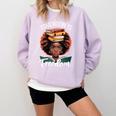Education Is Freedom African Teacher Books Lovers Comfort Colors Sweatshirt Crimson