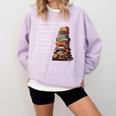 Erasmus When I Have Money I Buy Books Comfort Colors Sweatshirt Crimson