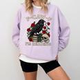 F-CAW-F I'm Reading Crow Book Lover Introvert Meme Comfort Colors Sweatshirt Crimson F-CAW-F I'm Reading Crow Book Lover Introvert Meme Comfort Colors Sweatshirt Crimson