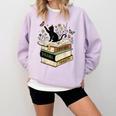Fantasy Drama Tragedy Cat Book Lover Reading Humor Comfort Colors Sweatshirt Crimson