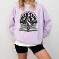 In My Fantasy Era Reading Fantasy Books Halloween Bookish Comfort Colors Sweatshirt Crimson