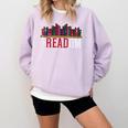 Freadom Shelf Read Reading Book Librarian Men Women Kids Comfort Colors Sweatshirt Crimson Freadom Shelf Read Reading Book Librarian Men Women Kids Comfort Colors Sweatshirt Crimson