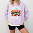 Fully Booked This Fall Comfort Colors Sweatshirt Crimson Fully Booked This Fall Comfort Colors Sweatshirt Crimson