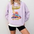 Fully Booked But I Am Ok Book Lover Reading Author Comfort Colors Sweatshirt Crimson